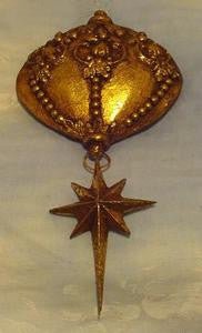 2-Tier Silvestri Star Ornament - Gold | DebSoChic