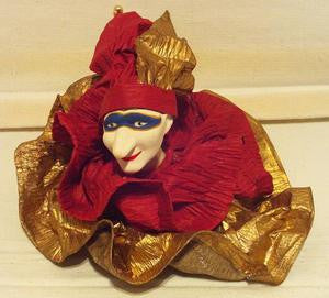 Red Silvesti Jester Ornament Silvestri