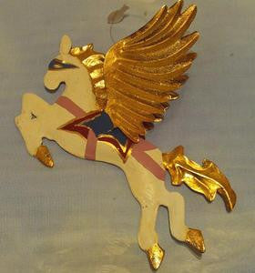 Pegasus Ornament - Pink Silvestri