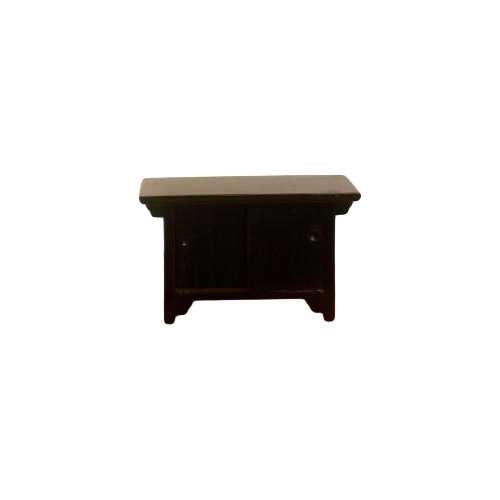 Miniature 2-Door Cabinet - Black JKL Asian Antiques