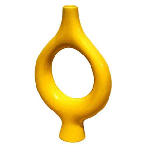 Contemporary Vase by Toyo (Yellow-Round) | DebSoChic