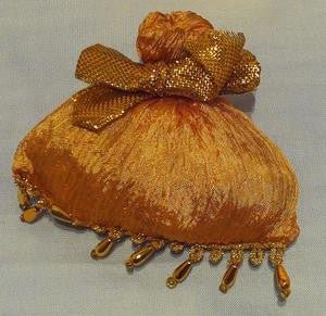 Gold Silvestri Satchel Ornament | DebSoChic